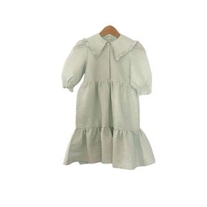Kidichic Girls Ruffled Dress Size 12 New Mint Green